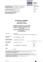 RAPPORT REACTION AU FEU JEFCOTHERM P.SE